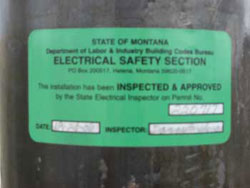 Inspection Plate.